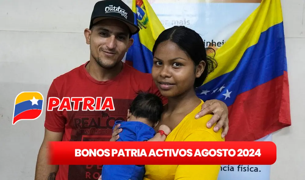 AQUÍ los Bonos de la Patria activos en la plataforma este domingo 18 de agosto 2024. Foto: composición LR/Patria AQUÍ los Bonos de la Patria activos en la plataforma este domingo 18 de agosto 2024. Foto: composición LR/Patria