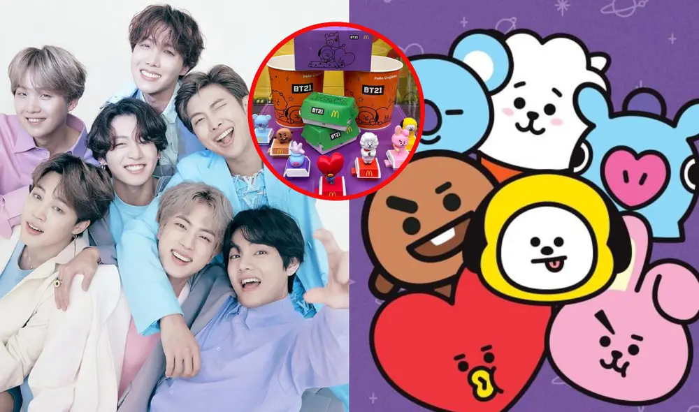 Argentina, Ecuador, Perú y Colombia son algunos de los países donde la colección ya ha sido lanzada al mercado. Foto: composición LR/Big Hit/McDonald's Argentina, Ecuador, Perú y Colombia son algunos de los países donde la colección ya ha sido lanzada al mercado. Foto: composición LR/Big Hit/McDonald's