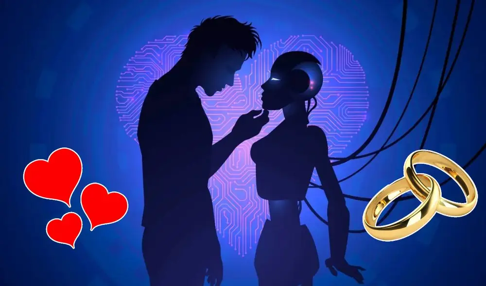 Existen estudios que señalan los posibles problemas que causarían una relación entre un humano y una IA. Foto: Composición LR/Computer Hoy/PNGWing