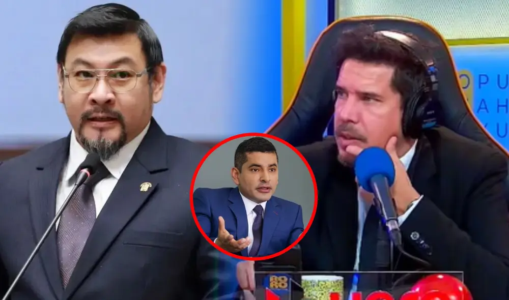 Gabriel Calvo es uno de los integrantes del programa digital 'Nadie se salva'. Foto: composición LR/Congreso/YouTube/Carlos Orozco