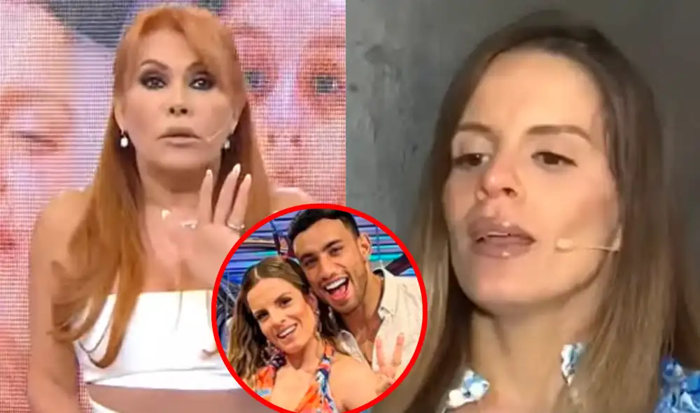 Alejandra Baigorria y Said Palao iniciaron su romance en el 2021. Foto: Composición LR/Captura ATV/Captura América TV/Alejandra Baigorria/Instagram