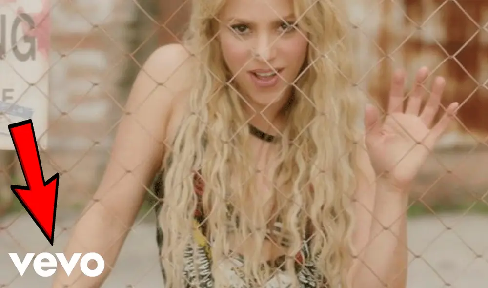 Las letras VEVO aparecen en las fotoportadas de todos los videoclips oficiales. Foto: Shakira/YouTube