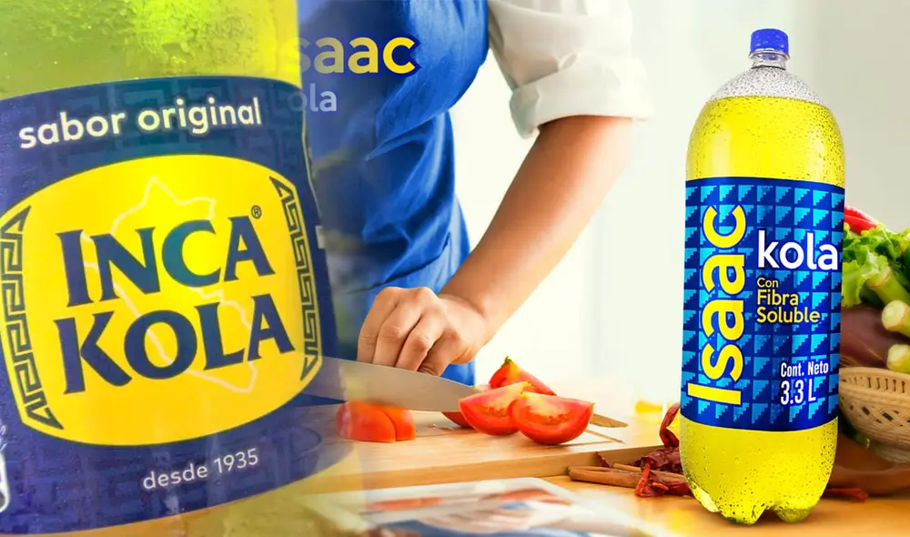 El nacimiento de Isaac Kola está ligada a Inca Kola, gaseosa líder del Perú. Foto: composición LR/Isaac Kola/Difusión