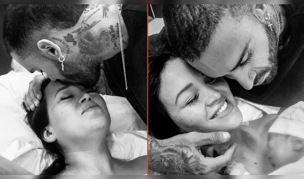 Angie Arizaga difundió imágenes de su parto junto al padre de su hijo. Foto: composición LR/Instagram/Angie Arizaga Angie Arizaga difundió imágenes de su parto junto al padre de su hijo. Foto: composición LR/Instagram/Angie Arizaga