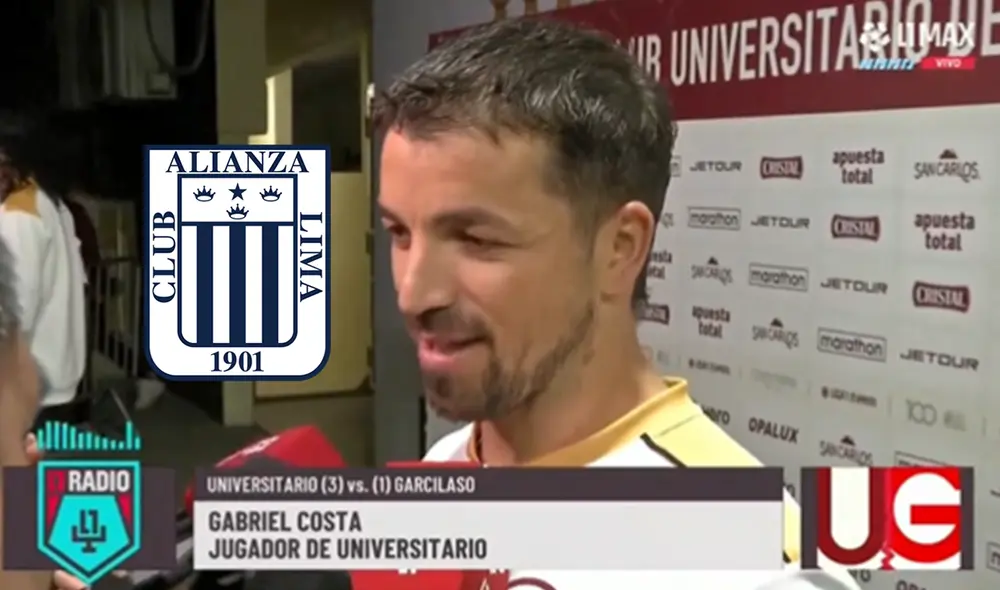 Gabriel Costa declaró luego de su segundo partido ganado en el estadio Monumental. Foto: composición LR/captura de pantalla