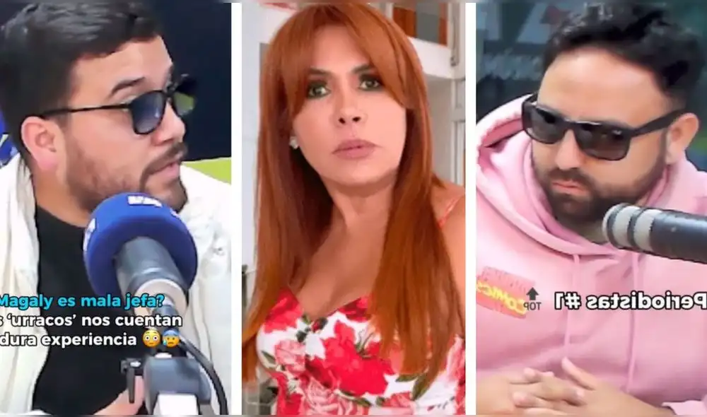 Reporteros de Magaly niegan que la conductora sea 'malvada'. Foto: composición LR/ La zona Reporteros de Magaly niegan que la conductora sea 'malvada'. Foto: composición LR/ La zona