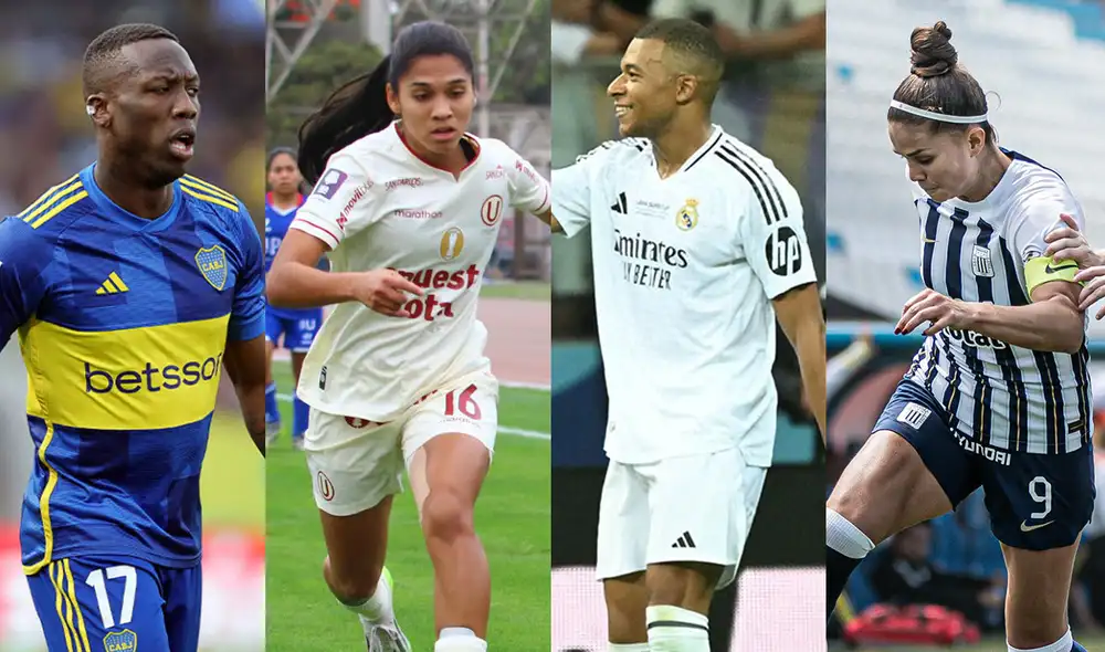 Revisa la programación de los partidos de hoy en el fútbol peruano e internacional. Foto: composición de LR/Liga Femenina/AFP