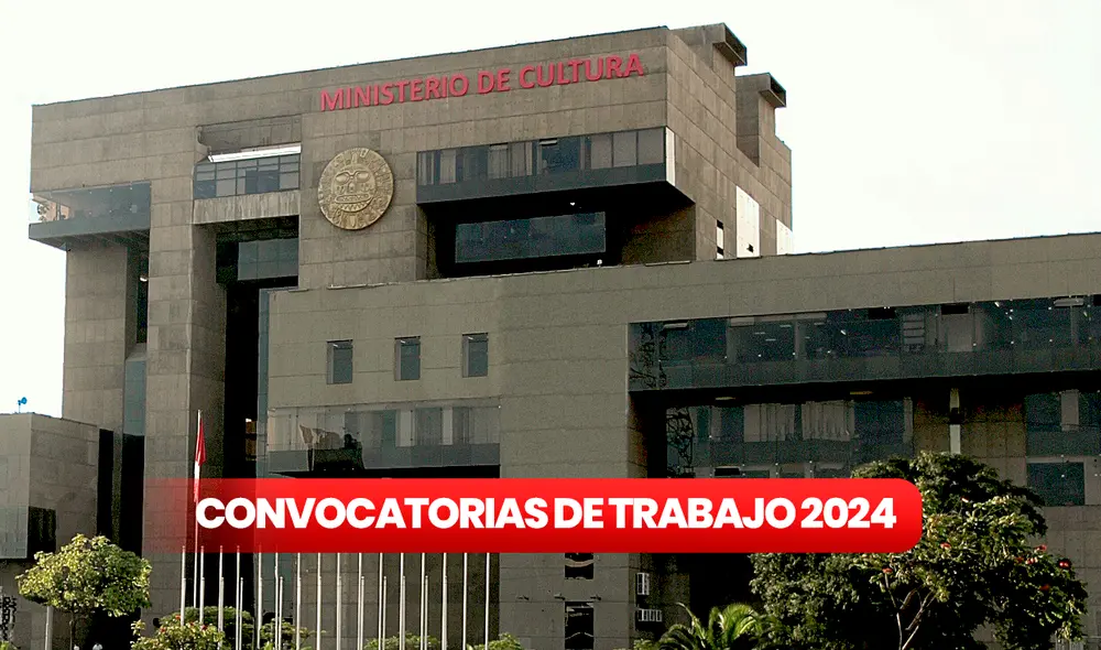 Revisa las ofertas laborales que ofrece el Ministerio de Cultura. Foto: Ministerio de Cultura Revisa las ofertas laborales que ofrece el Ministerio de Cultura. Foto: Ministerio de Cultura