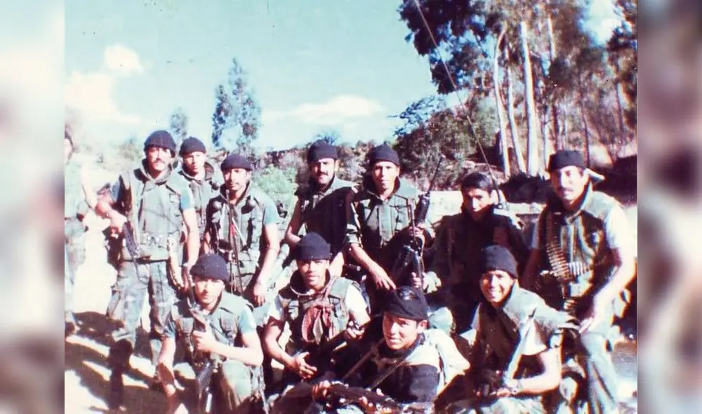 Infantes de Marina que estuvieron en 1984. Su ropa de faena era tricolor, no solo de verde olivo. Crédito Facebook