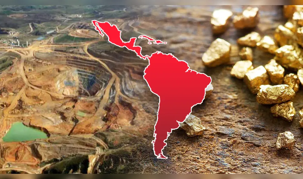 El oro en esta nación se debe a la minería que se explota. Foto: composición LR/DW El oro en esta nación se debe a la minería que se explota. Foto: composición LR/DW