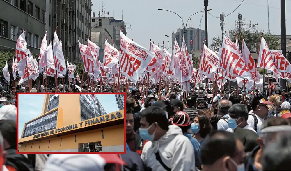 Sutep inicia Huelga de Hambre. Foto: composición LR/difusión. Sutep inicia Huelga de Hambre. Foto: composición LR/difusión.