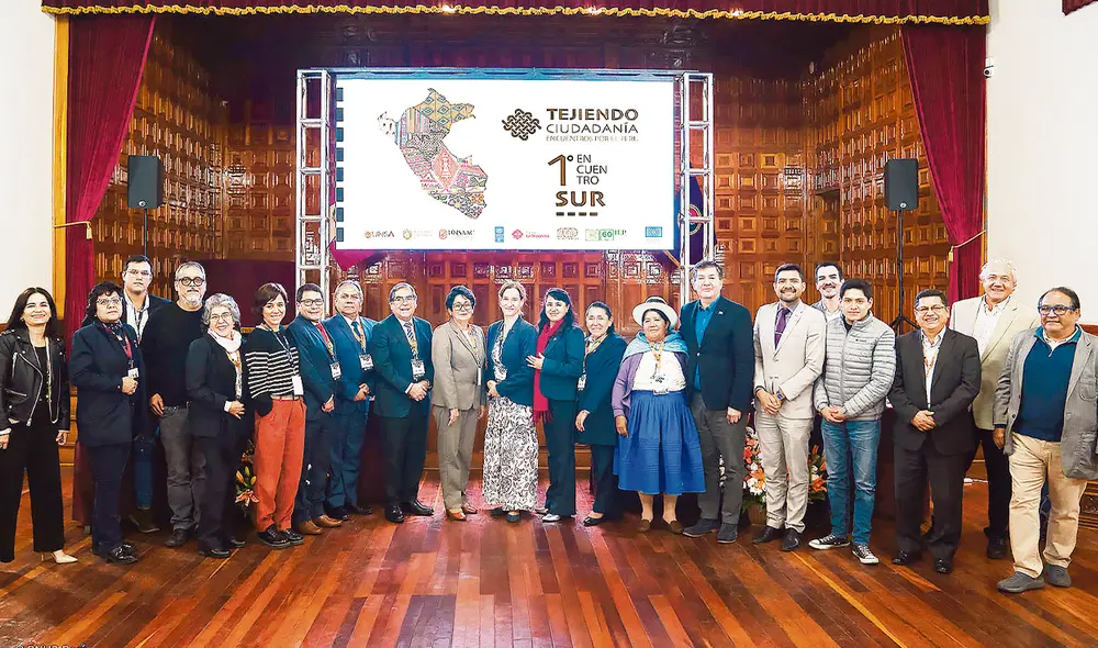 Aportes. Valiosas contribuciones se dejarán oír en ‘Tejiendo Ciudadanía¿, esta vez en Trujillo. Foto: difusión