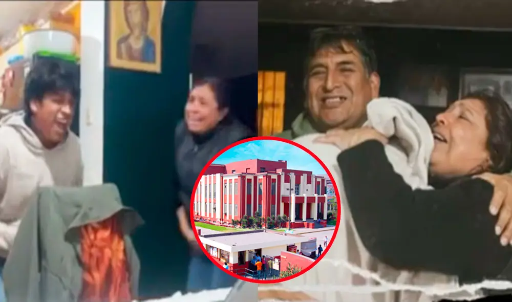 Los padres tampoco resistieron la emoción y se pusieron a llorar de felicidad. Foto: composición LR/TikTok Los padres tampoco resistieron la emoción y se pusieron a llorar de felicidad. Foto: composición LR/TikTok