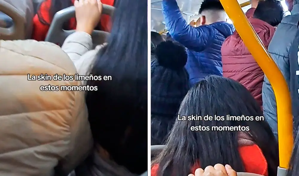 Las bajas temperaturas en Lima han generado que los ciudadanos saquen abrigadoras casacas. Foto: composición LR/TikTok