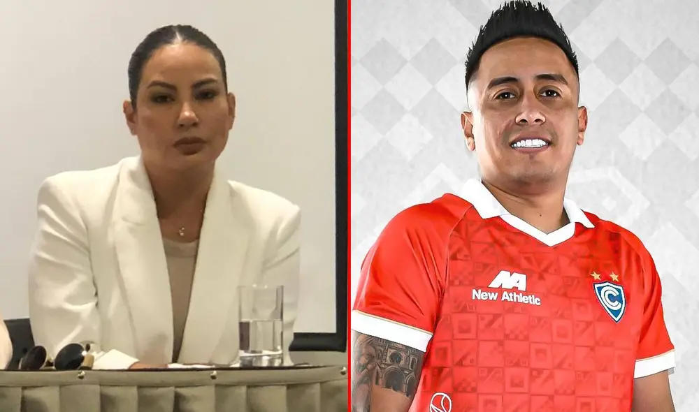 Pamela López presentó videos que confirman la agresión física de Christian Cueva en su contra. Foto: composición LR/Kevinn García/URPI-LR/Cienciano Pamela López presentó videos que confirman la agresión física de Christian Cueva en su contra. Foto: composición LR/Kevinn García/URPI-LR/Cienciano