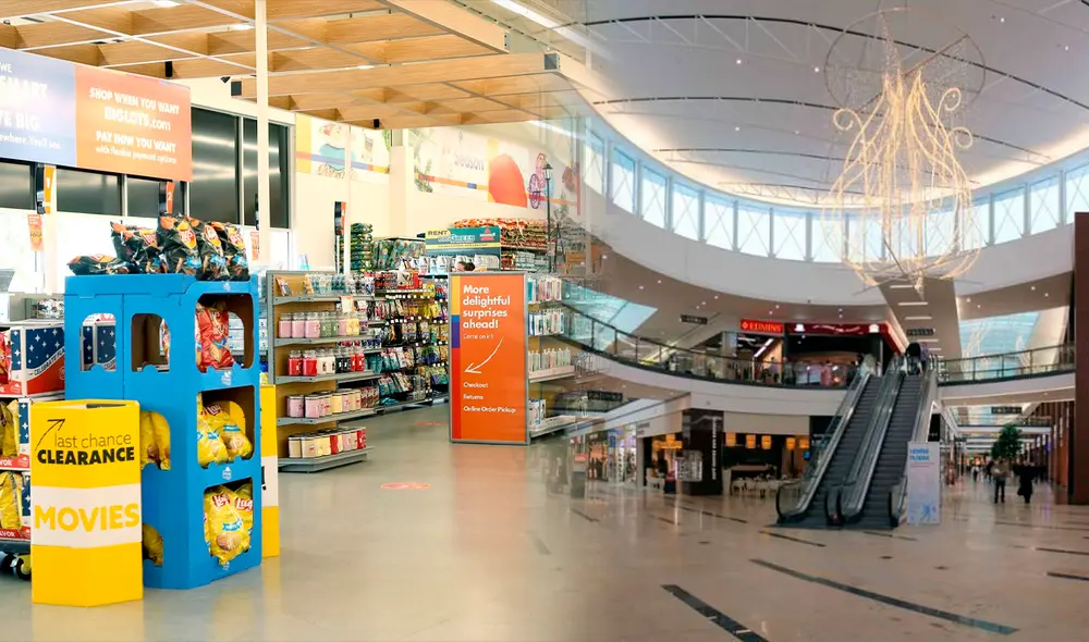 Numerosas tiendas y cadenas lucen vacías por precios en Estados Unidos | Lr/ Composición: Jazmine Ceras