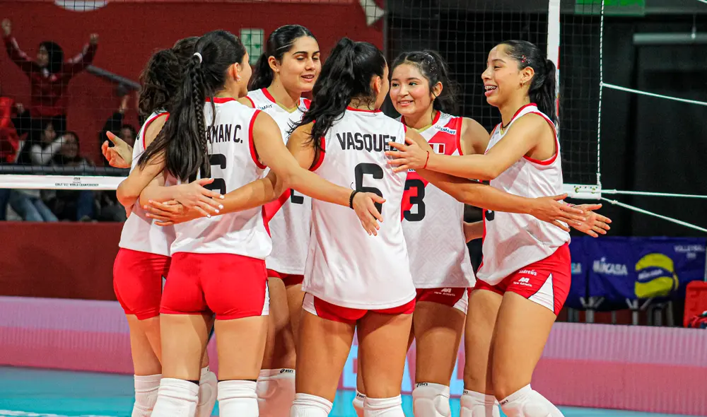 Perú quedó en el segundo lugar del grupo A del Mundial de Vóley Sub-17. Foto: Raúl Ángeles. Perú quedó en el segundo lugar del grupo A del Mundial de Vóley Sub-17. Foto: Raúl Ángeles.