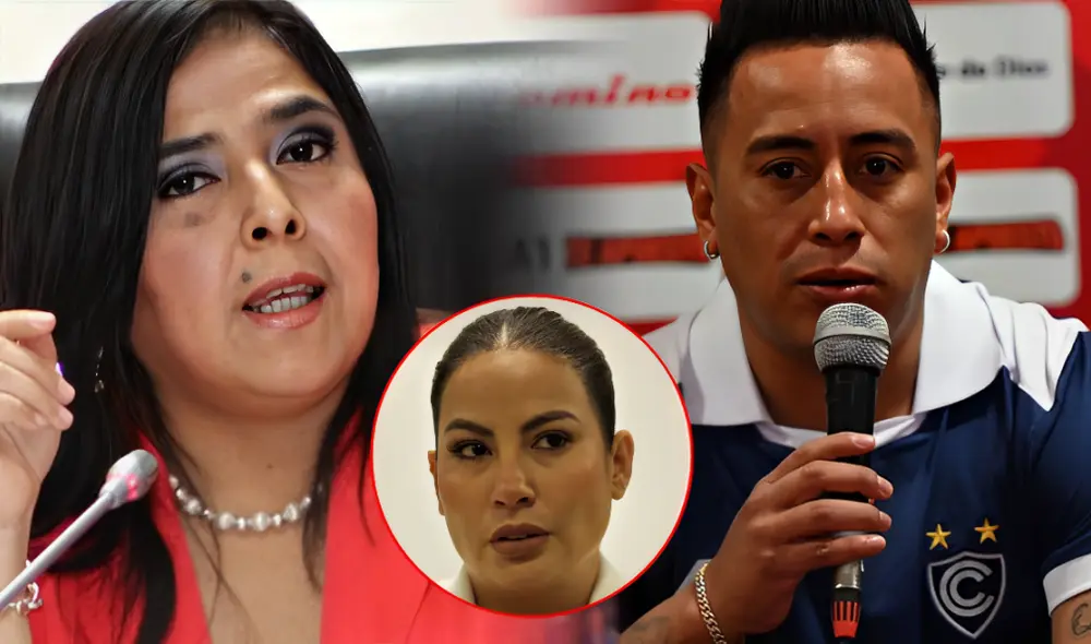 Ana Jara habló acerca de Christian Cueva y Pamela López. Foto: composición LR/ATV/Cienciano/MIMP