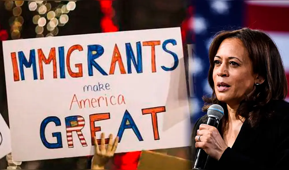 La campaña de Harris busca presentarla a la comunidad latina como una de los suyos. Foto: Composición LR | Ethan Miller | Nueva Revista