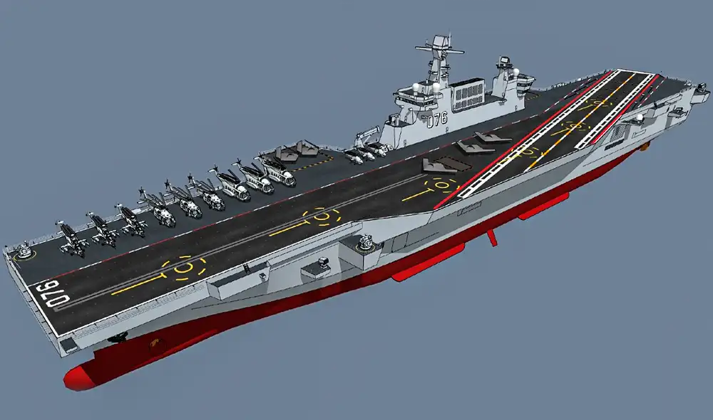 Las características avanzadas del buque lo convierten en una formidable incorporación al creciente arsenal marítimo. Foto: @Seawaves_mag/X.