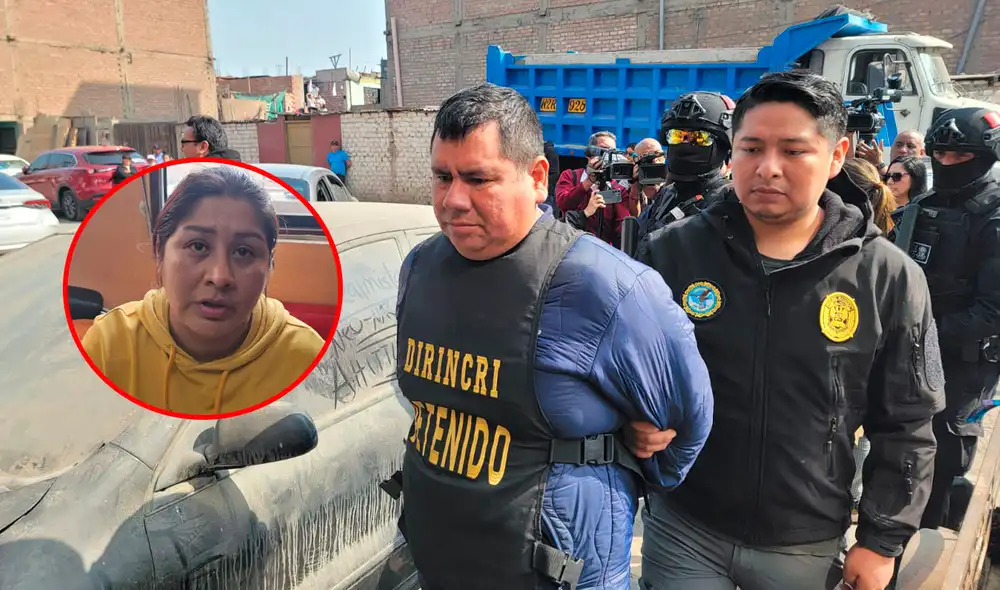 Dos personas fueron detenidas por la policía, luego de realizarse un operativo. Foto: Samuel Santos/URPI-LR