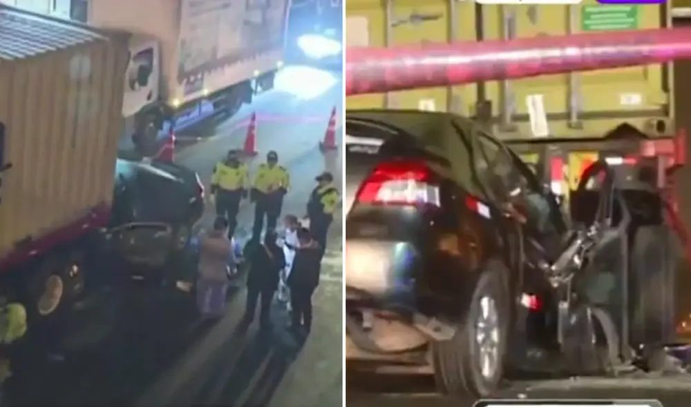 Accidente vehicular en Surco deja un muerto. Foto: captura