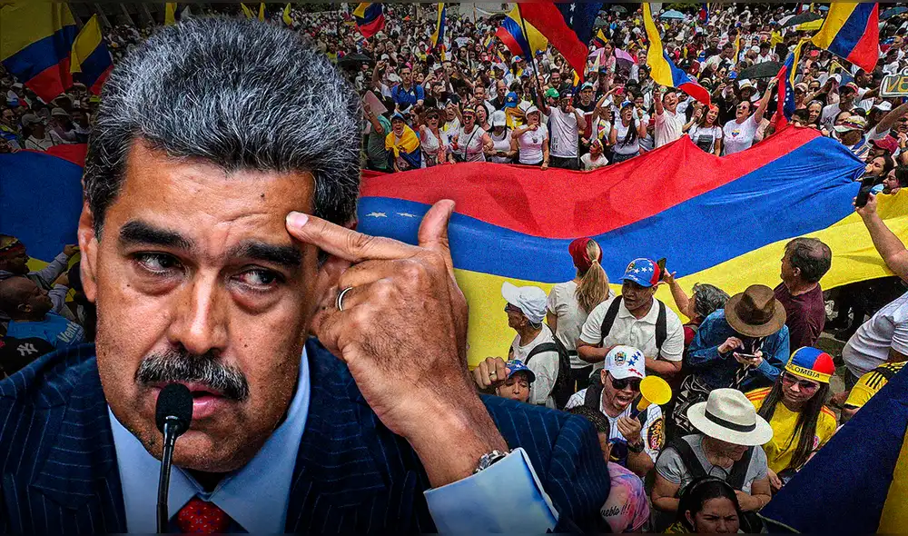 La represión policial en Venezuela tras el fraude Maduro ha dejado más de 1500 arrestos. Foto: composición LR/AFP La represión policial en Venezuela tras el fraude Maduro ha dejado más de 1500 arrestos. Foto: composición LR/AFP