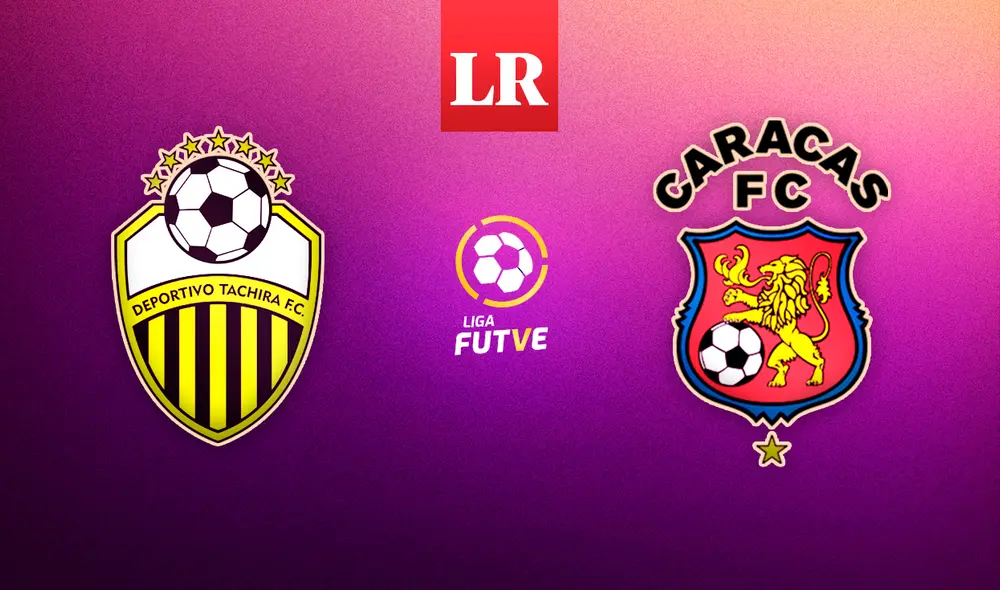 Deportivo Táchira y Caracas FC jugarán este miércoles por la fecha 5 del torneo clausura de la Liga FutVe 2024. Foto: composición LR