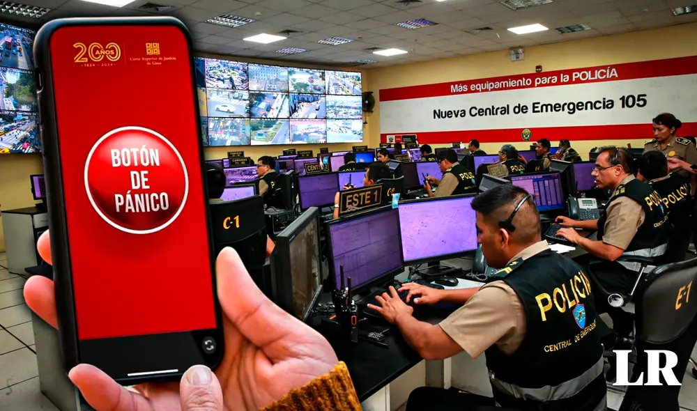 Botón de Pánico permite a la PNP conocer la ubicación de las víctimas de agresión, según el Poder Judicial. Foto: composición LR/Gerson Cardoso/difusión