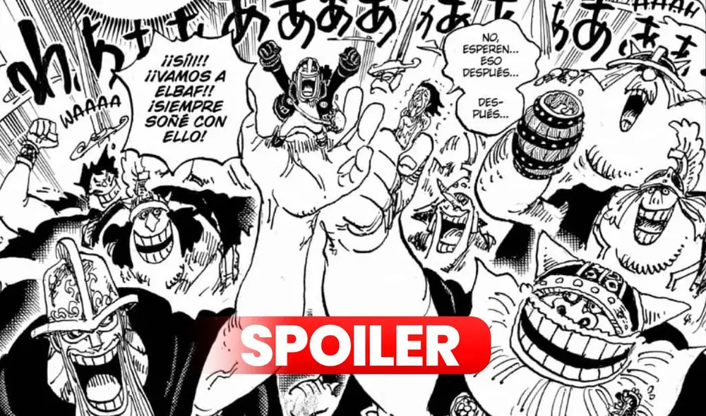 ‘One Piece 1124’ podría mostrarnos el nuevo peligro que correrán los sombreros de paja en su llegada a Elbaf. Foto: composición LR/Manga Plus ‘One Piece 1124’ podría mostrarnos el nuevo peligro que correrán los sombreros de paja en su llegada a Elbaf. Foto: composición LR/Manga Plus