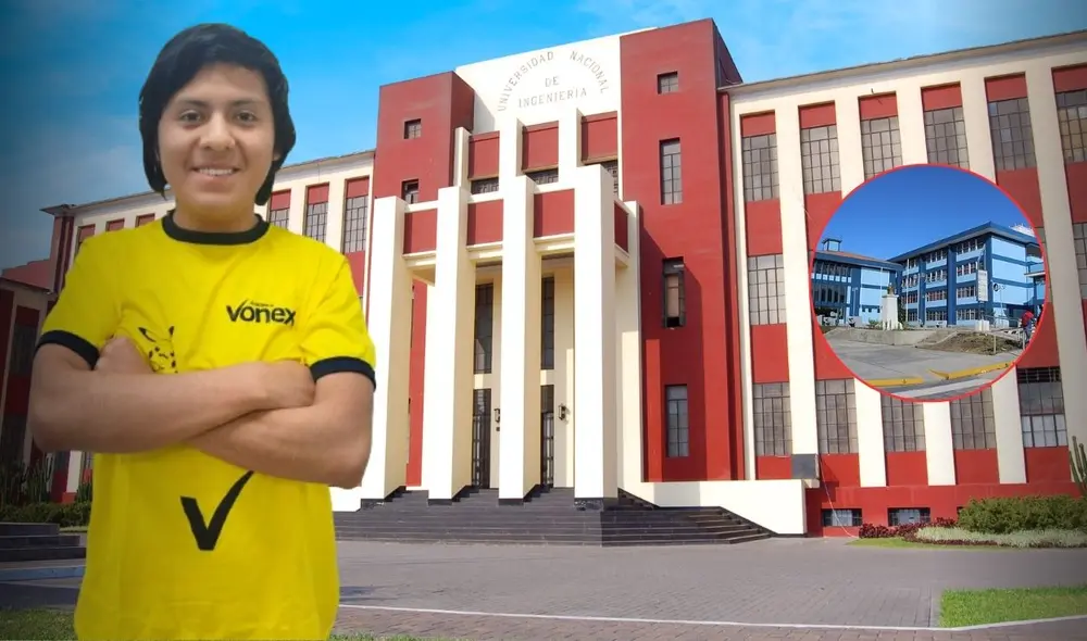 Joven de Huaraz ingresa con 17 años a ingeniería civil en la UNI: "Vine a Lima por un futuro mejor". Foto: composición LR / UNI / UNASAM