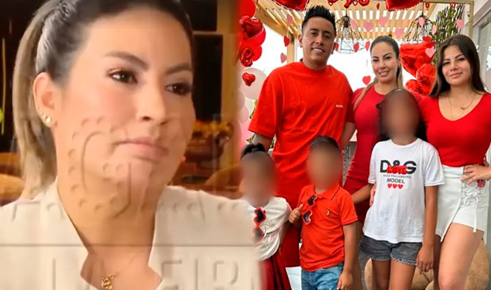 Pamela López se conmovió al revelar detalles de su matrimonio con Christian Cueva. Foto: Composición LR/Captura/ATV/Captura/Instagram