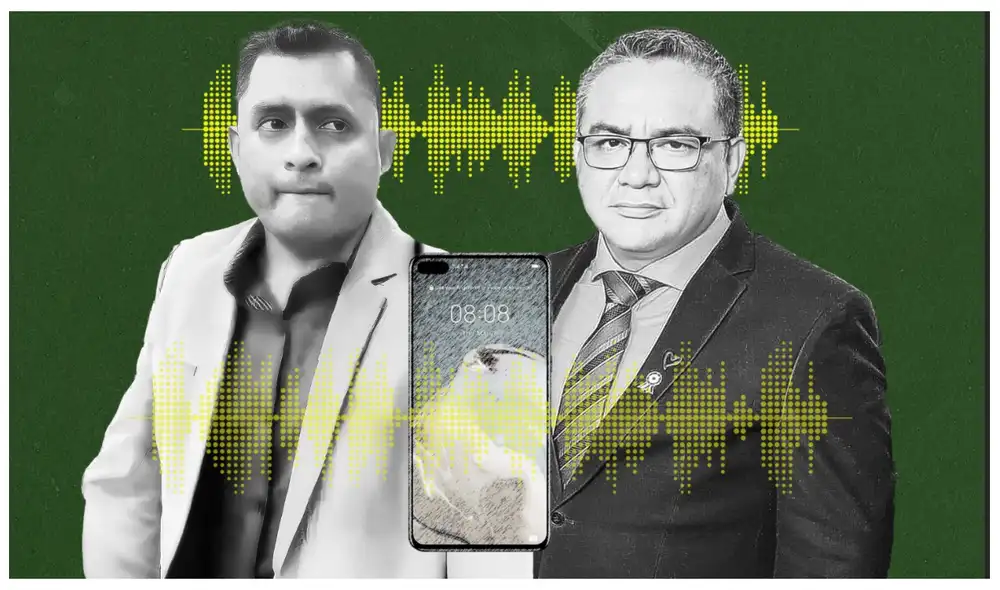 Leyenda: El ministro Juan Santiváñez  desmiente a su examigo el  capitán Junior Izquierdo, más  conocido como Culebra. Pero el  oficial dice que, además de los  audios, hay otras evidencias