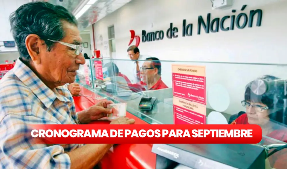 El cronograma de pagos para septiembre para trabajadores públicos y pensionistas se aprobó el año pasado. Foto: Andina/LR