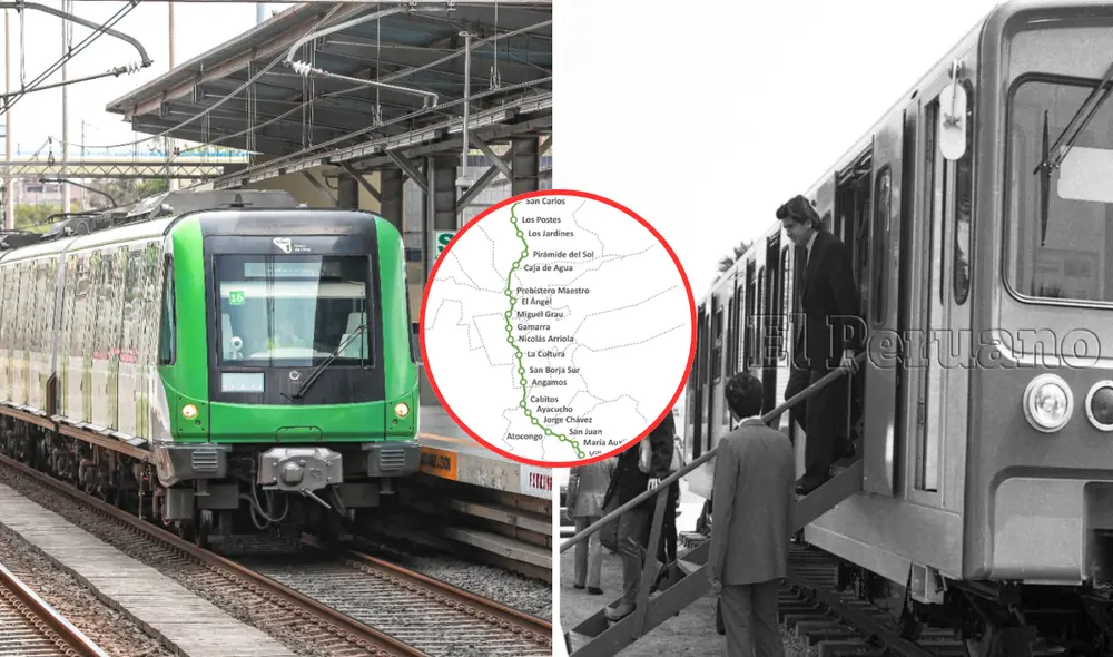 Alan García fue el presidente que inauguró el primer tren eléctrico en Perú. Foto: composición LR/El Peruano