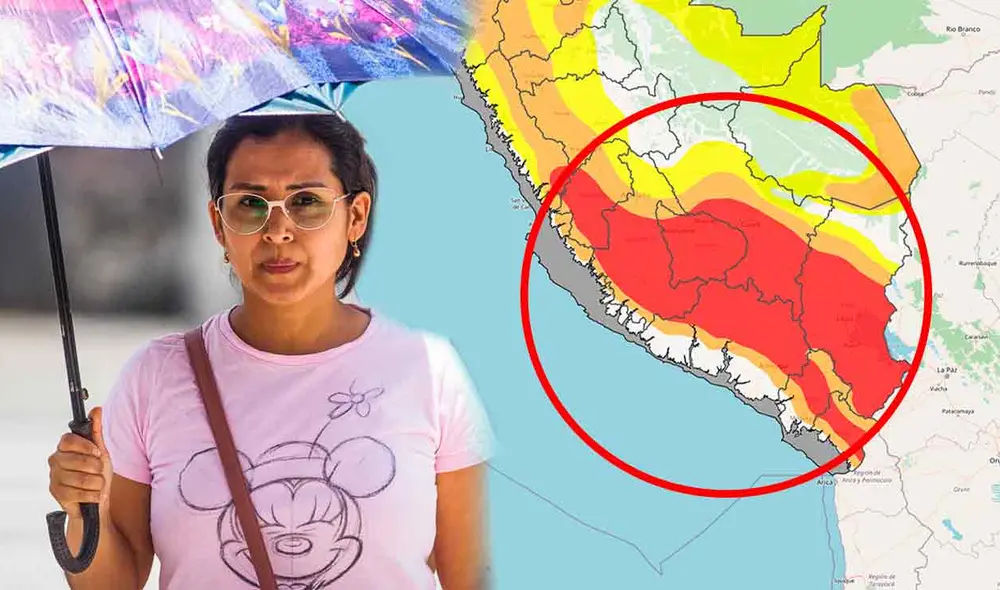 El Senamhi recomienda a las familias tomar medidas de precaución ante anuncio de alerta roja. Foto: composición LR/difusión El Senamhi recomienda a las familias tomar medidas de precaución ante anuncio de alerta roja. Foto: composición LR/difusión