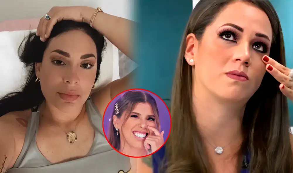 Evelyn Vela no defendió a Melissa Klug y la mandó a conversar con Yahaira Plasencia. Foto: composición LR/Instagram/América/Youtube