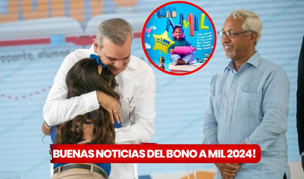 El Gobierno de Luis Abinader entrega diversos bonos a través del programa Supérate y ADESS. Foto: composiciónLR/Prensa del Presidente/Minerd