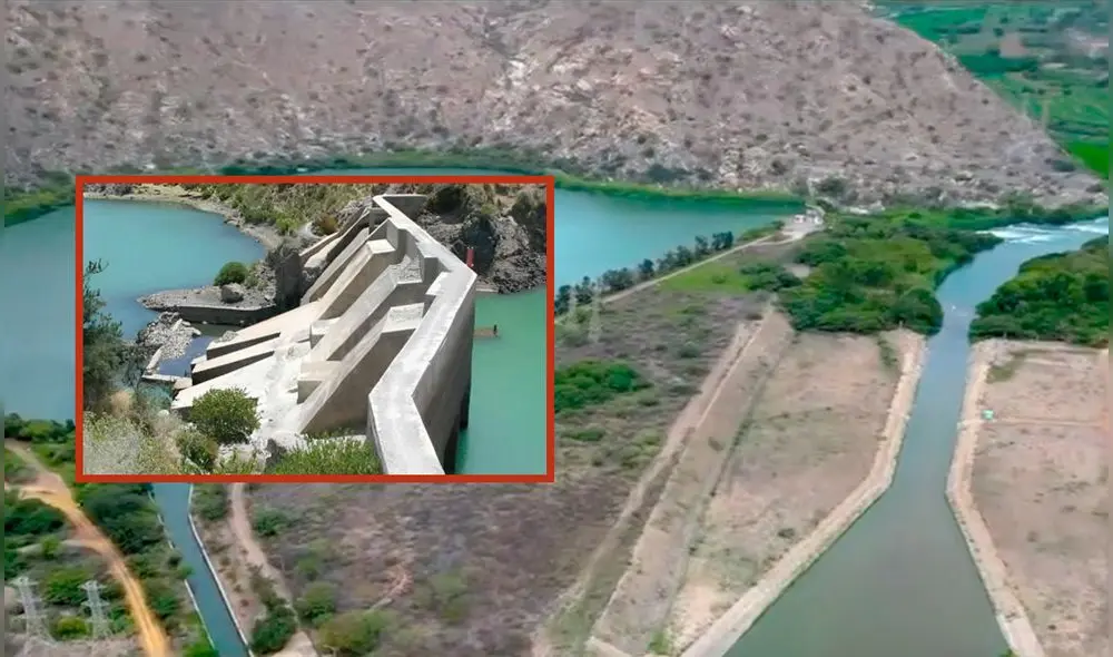 Represa de Chota es un megaproyecto situado en la región Cajamarca. Foto: composición LR/Perú Construye