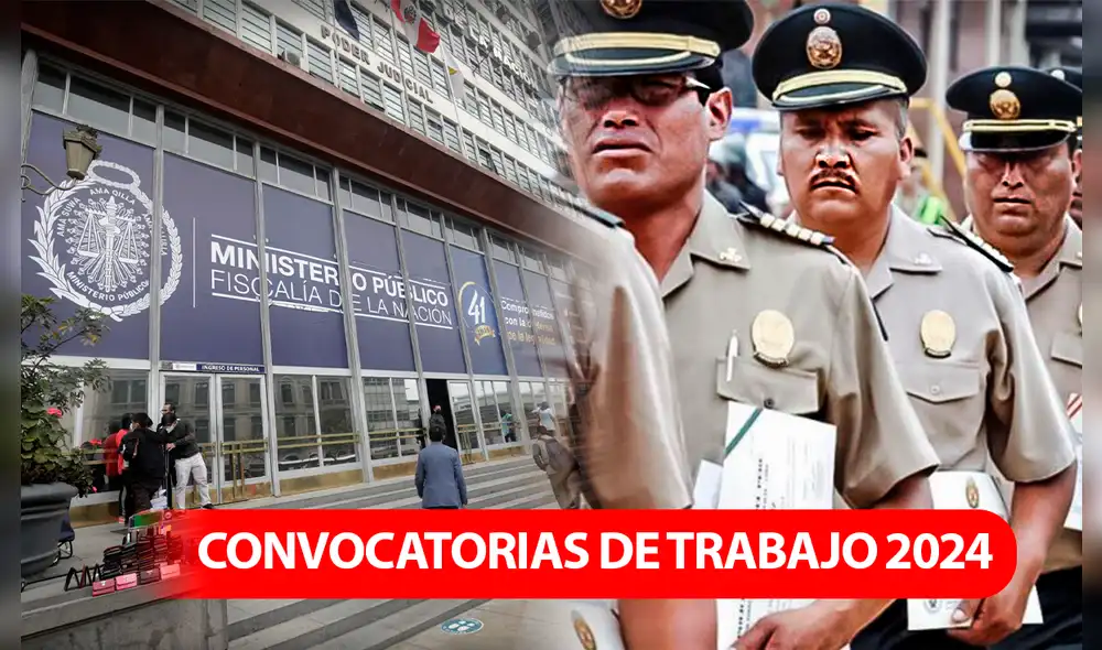 El Ministerio Público está buscando a los policías retirados para que sean parte del ente fiscalizador del país. Foto: composición LR/difusión El Ministerio Público está buscando a los policías retirados para que sean parte del ente fiscalizador del país. Foto: composición LR/difusión