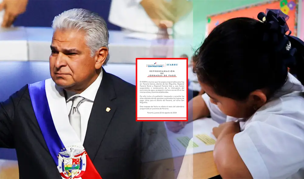 La reprogramación de los pagos de becas suspendidoas se darán este viernes 23 de agosto, según IFARHU. Foto: composición LR