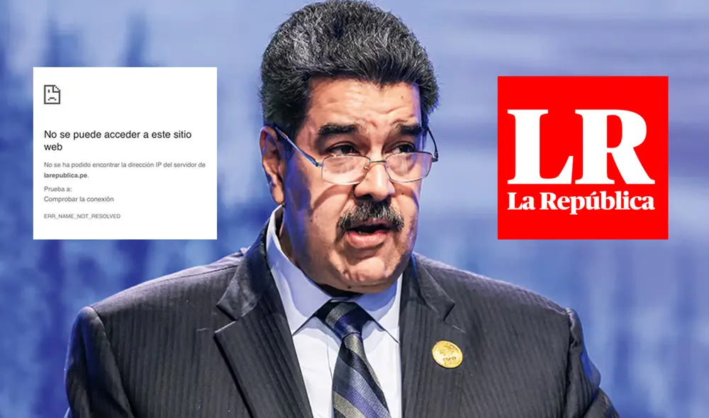 La República se une a otros medios internacionales censurados por el régimen de Nicolás Maduro en Venezuela. Foto: composición LR/AFP