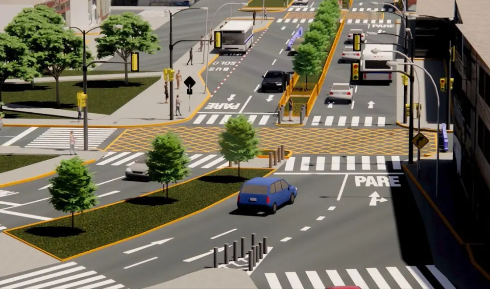 Renovación en  importante vía de San Juan de Lurigancho. Foto: Emape