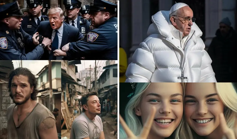 El término 'deepfake' es una combinación de 'deep learning' (aprendizaje profundo) y 'fake' (falso). Foto: Composición LR | Forbes | El Confidencial | Yahoo | La Voz.