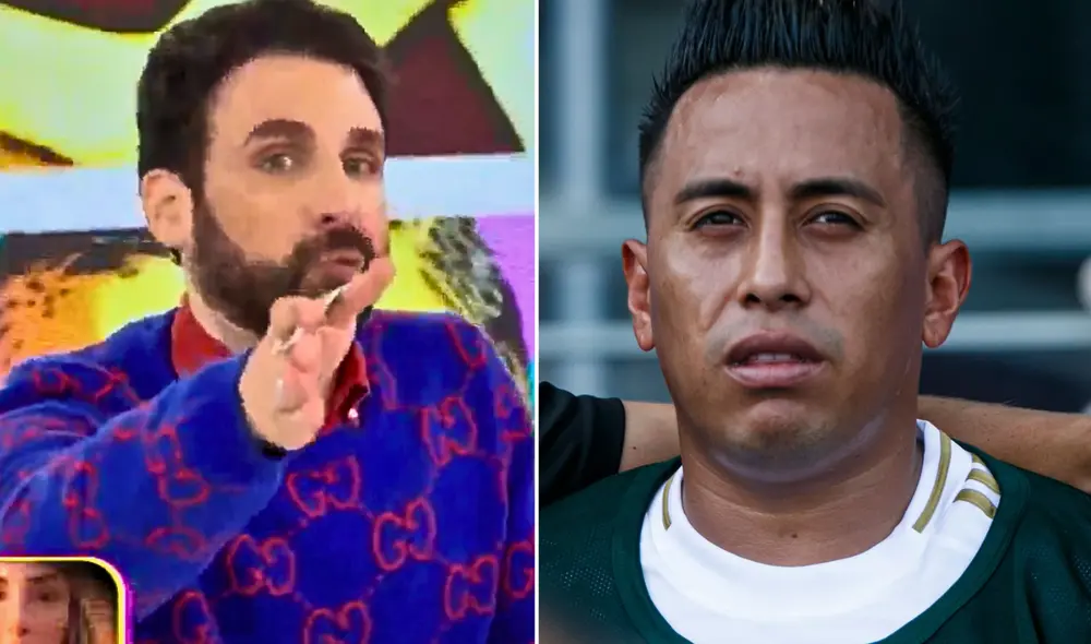 Christian Cueva fue acusado de agredir a su esposa Pamela López. Foto: Composición LR/Captura Willax TV/Christian Cueva/Instagram