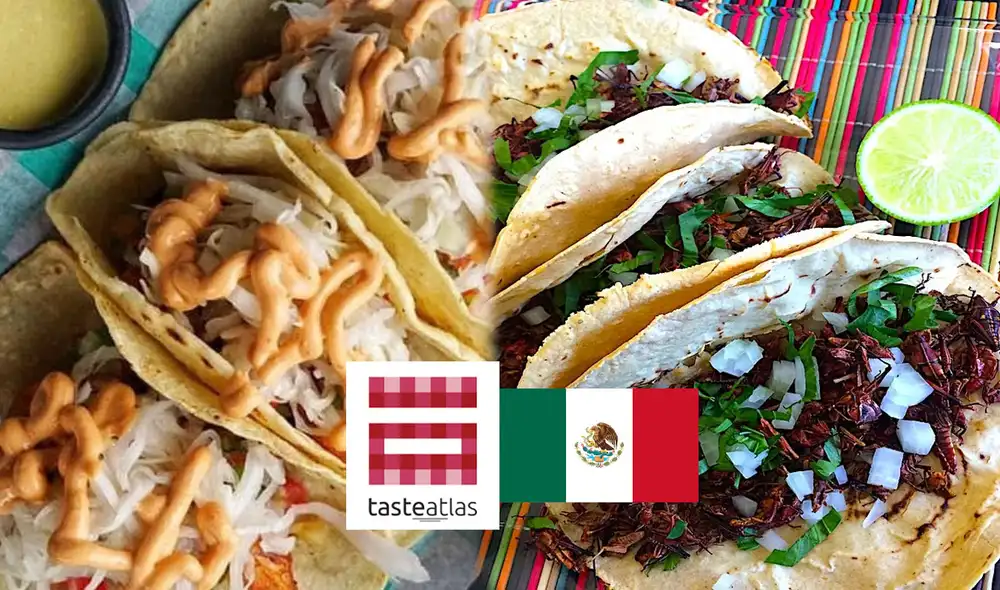 Taste Atlas catalogó en su ranking a 23 variedades de tacos de México y Estados Unidos. Foto: composición LR / México Ruta Mágica / larecetadelaabuelita / YouTube Taste Atlas catalogó en su ranking a 23 variedades de tacos de México y Estados Unidos. Foto: composición LR / México Ruta Mágica / larecetadelaabuelita / YouTube