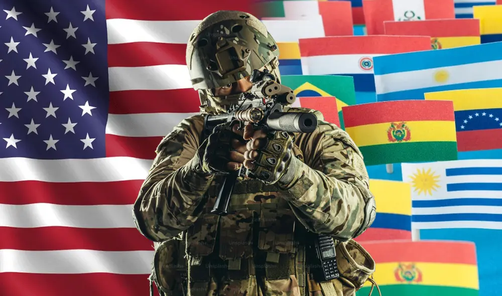 El país de América Latina que más gasta en armas y no está en el top 10 de con Estados Unidos. Foto: composición LR | Banderas.top | La Razón | UnsPlash