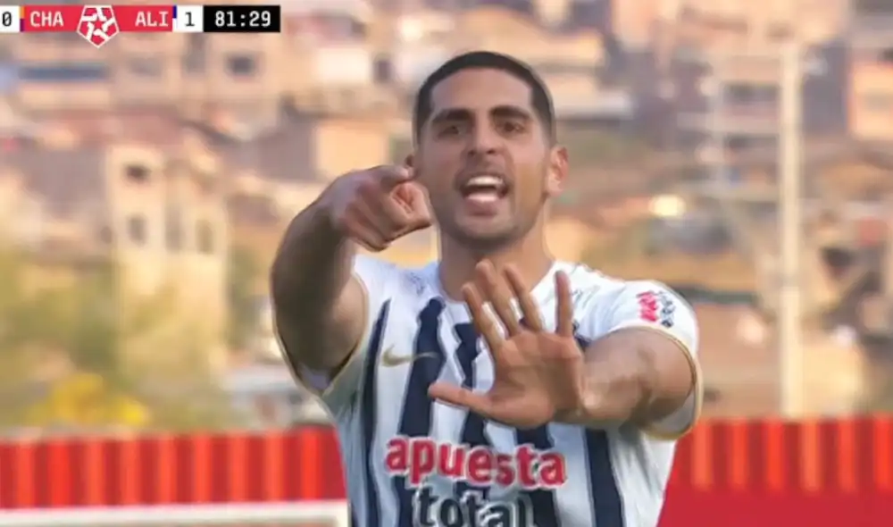 Pablo Sabbag convirtió su segundo gol de manera consecutiva con Alianza Lima. Foto: captura/L1 Max