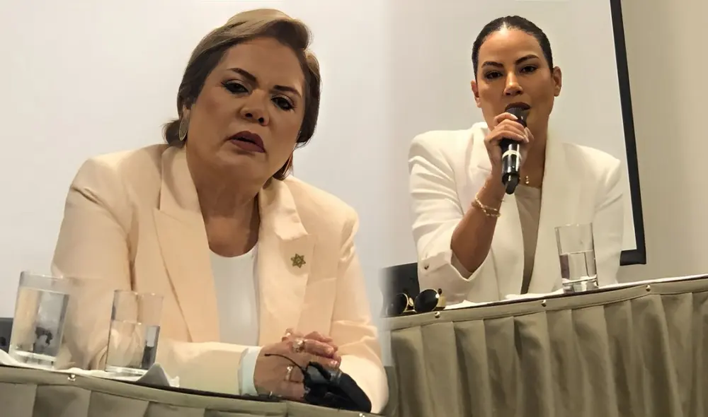 Pamela López compartió foto con Rosario Sasieta. Foto: composición LR/Kevinn García - URPI