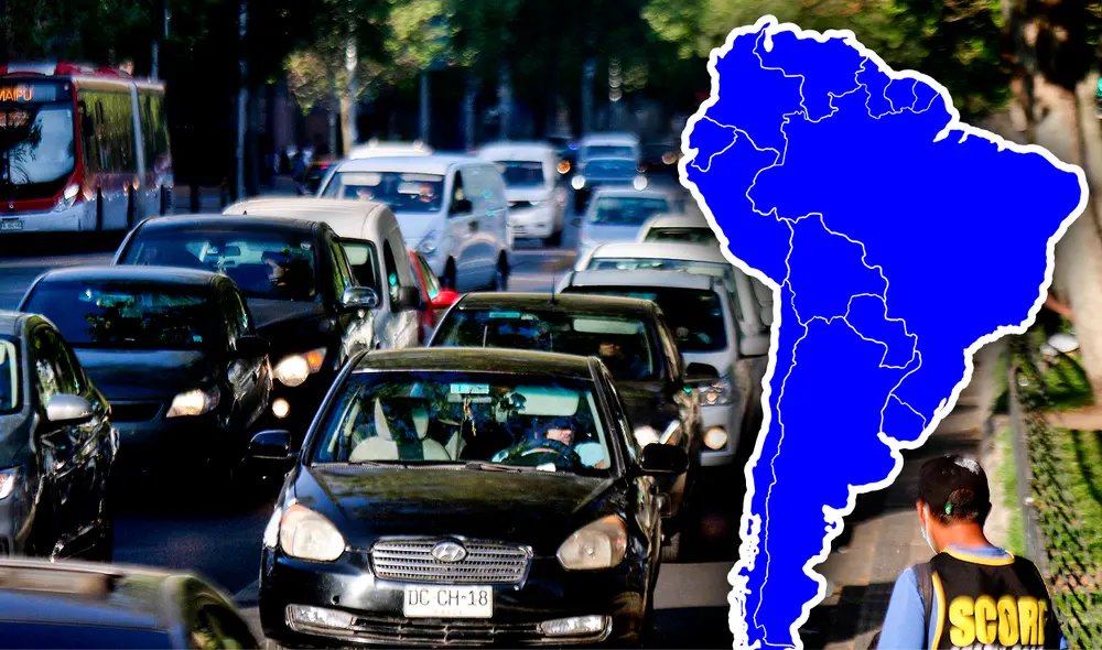 Un país de Sudamérica es el segundo país más caro para tener un carro. Foto: Composición LR/La Tercera.